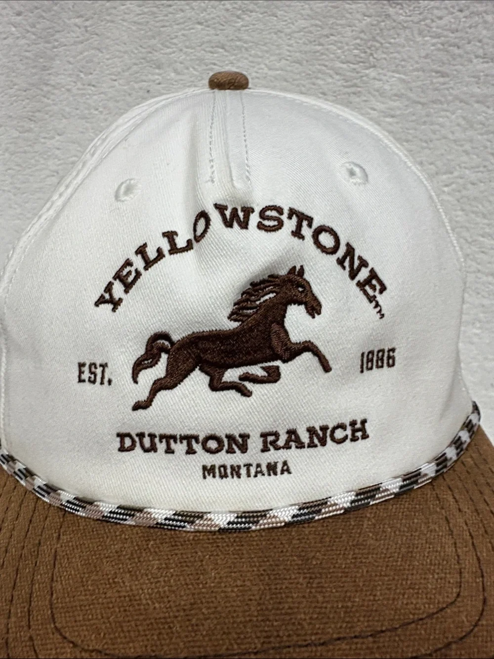 Yellowstone Dutton Ranch Hat, Pre Curved Brim Adjustable Stylish spike cable net